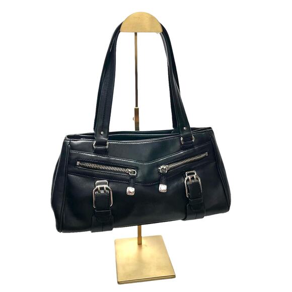 Cole Haan Alexa Leather Shopper Bag (Black) - Picture 1 of 12